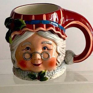 Mrs. Claus Christmas Ceramic Holiday 20oz Mug by Susan Winget